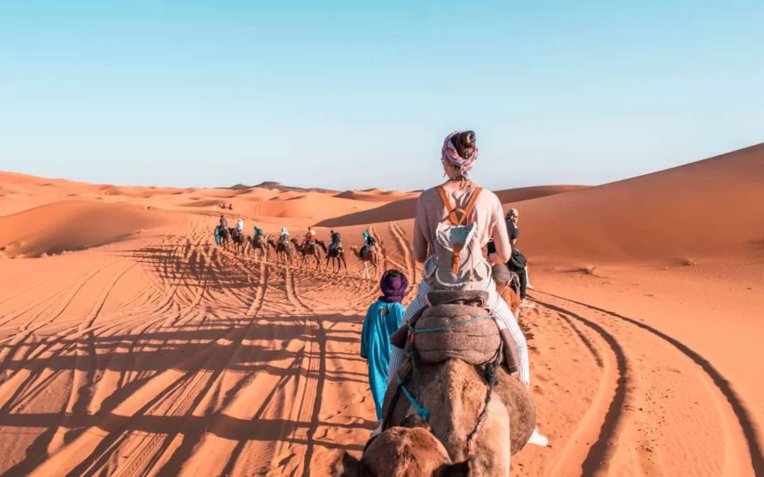 Travesía en camello de dos noches por el desierto de Merzouga, Marruecos